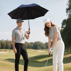Paraguas de Golf Ligero de Tela Pongee, Estilo Americano, Resistente al Viento y a la Lluvia - Product Image 2