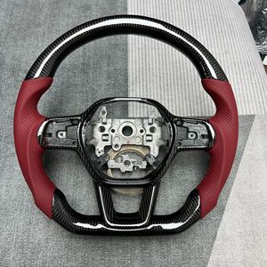 Volante Deportivo de Fibra de Carbono con LED Personalizado en Oferta para <span class=keywords><strong>Honda</strong></span> Accord <span class=keywords><strong>Civic</strong></span> CR-V - Product Image 4
