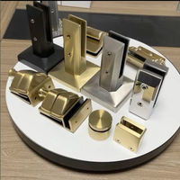 Aleader - Spigot en verre sans cadre en acier inoxydable moderne pour extérieur, résistant à la rouille, pour garde-corps en verre