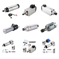 Kit de moteur de broche CNC refroidi par air Zhong Hua Jiang ER20 BT30 2,2 kW 110 V/220 V avec variateur de fréquence et roulement 400 Hz pour machine de gravure CNC
