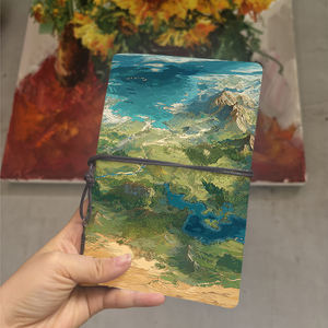 Diario A6 Regalo de Acción de Gracias para documentar las tradiciones familiares con montañas Ríos bosques Lagos Mar Impreso en Th - Product Image 1