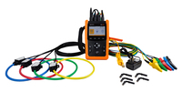 Analyseur de qualité d'alimentation triphasé portable Mi550, enregistreur de données 32 Go avec bobine Rogowski Modbus TCP pour la surveillance de l'alimentation