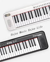BDMUSIC Portable 61-Key Electronic Piano Keyboard with 200 Rhythms & Tones Educational Music Synthesizer for Beginners