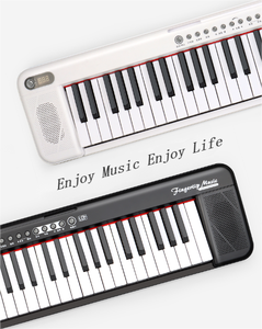 BDMUSIC Portable 61-Key Electronic Piano Keyboard with 200 Rhythms &amp; Tones Educational Music <strong>Synthesizer</strong> for <strong>Beginners</strong> - Product Image 1