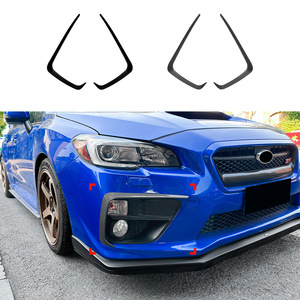 Subaru WrX Sti Va 2014-16 Front Air Intake Grille <b>Decal</b> Piano Black Carbon Fiber Texture Hood Adhesive <b>Car</b> Sticker - Product Image 5