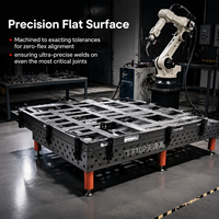Table de soudage 3D robuste, banc de travail modulaire pour la fabrication de métaux de précision