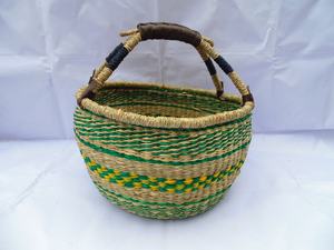 <b>Woven</b> <b>Basket</b> with Handle and Many Beautiful Designs for Clothes Seagrass <b>Basket</b> Laundry <b>Basket</b> Living Room Storage - Product Image 4