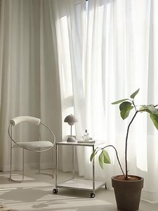 Dairui sang trọng Phantom Sheer rèm cửa cho <span class=keywords><strong>Windows</strong></span> với vòng dây giày dễ dàng cài đặt - Product Image 2