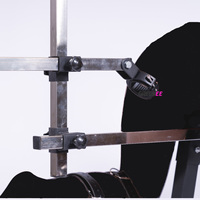 Silla Sexual de Metal GREENEE con Soporte AV Ajustable para Bondage BDSM, Juguetes Sexuales Multifuncionales para Mayor Placer para Hombres, Mujeres y Parejas