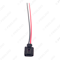 Konektor Listrik Otomotif 2-pin Female Dengan Kabel Pigtail Pra-terpasang untuk Kendaraan VW/Audi/Skoda/Seat