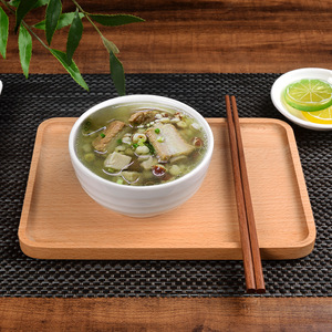 Fabricante vende vajilla de melamina, tazones de plástico, tazones para sopa, tazones blancos A5 para arroz, tazones para comida rápida de hotel y cantina, de 4.5 pulgadas. - Product Image 3