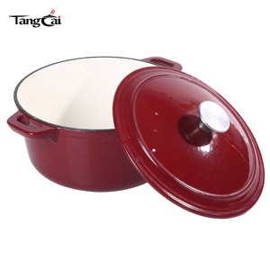 <span class=keywords><strong>Cocotte</strong></span> en <span class=keywords><strong>fonte</strong></span> <span class=keywords><strong>émaillée</strong></span> à double poignée, avec réduction en gros, pour les grands magasins - Product Image 3
