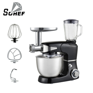 Chuyên nghiệp 5L thép không gỉ bát đứng máy trộn thức ăn cho nhà bếp điện hành tinh trộn bát bột móc phụ kiện - Product Image 1