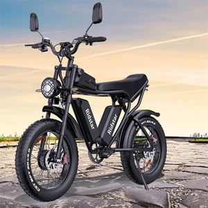 Ridstar Q20 Pro 20 ''eBike มอเตอร์คู่52V 40AH ยางหน้ากว้างจักรยานไฟฟ้าวิบากสำหรับผู้ใหญ่ - Product Image 1