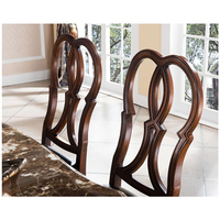 Table à manger royale classique et chaises meubles en bois GH152.2