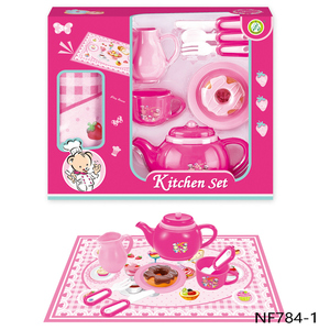 Cucina per bambini gioco finto giocattolo Set per bambini che cucinano stoviglie da tè <span class=keywords><strong>con</strong></span> gioco di ruolo le ragazze giocano a casa - Product Image 6