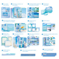 Kawaii 150 pièces Vintage A6 Carnet de notes Washi Tapes Autocollants de notes autocollantes Cartes Papeterie Ensemble Boîte cadeau Kit de journalisation DIY pour fille femme
