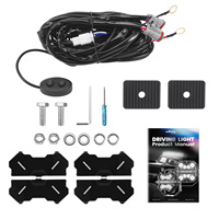 Lampu LED Tambahan MaXpeedingrods 7 inci 332W untuk SUV 4X4 Kapal Laut 33200LM RGB DRL 12V Putih