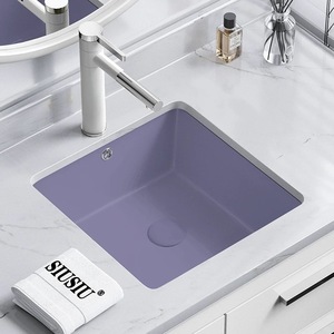 Évier de cuisine en acier inoxydable violet épaissi, à cuve unique, style cascade, pour eau de pluie, à poser sur plan de travail - Product Image 1