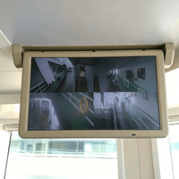Penjualan Langsung OEM Layar TV Mobil MP5 19-Inci Motorized Flip Down Ceiling Auto Player USB SD Card Android Monitor Atap Bus/Kendaraan