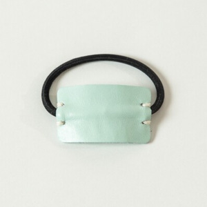 Coleteros de estilo japonés y coreano a la moda, accesorios para el cabello minimalistas de color sólido en tonos dulces, creativos coletines de cuero PU. - Product Image 4