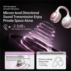 Auriculares Inalámbricos Kexin <span class=keywords><strong>Bluechip</strong></span> con Diseño de Espejo de Maquillaje, BT V6.0, Pantalla LED Digital, Cancelación de Ruido ENC, IPX5 Impermeables, Hi-Fi - Product Image 3
