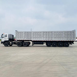 Low Price High Quality Durable 4 5Axle Heavy Duty Side Tipper Semi Trailer Hydraulic Dump <b>Truck</b> Best Selling Bauxite Coal Sand - Product Image 2