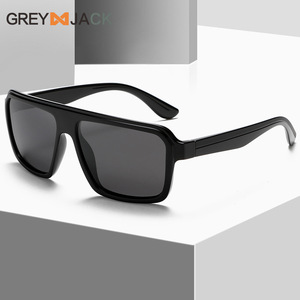 Gafas de sol polarizadas Greyjack TR90 con montura negra unisex, protección UV400, tipo 3 lentes K007 - Product Image 3
