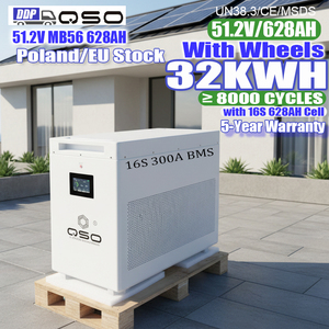 QSO Pologne DDP Stock UE 32Kw 4nrgy 32Kwh 51.2V MB56 628AH Hektary Offgrid 32 <span class=keywords><strong>KWH</strong></span> 30 64Kwh 30Kwh Batterie Lithium 48V Lifepo4 - Product Image 1