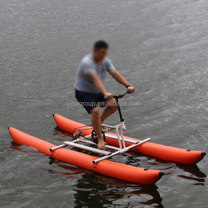 QIQU Bicicletta Acquatica a Pedali Resistente per Hotel e <span class=keywords><strong>Marina</strong></span>, Capacità di Carico 150kg, Noleggio Resort, Bici d'Acqua Gonfiabile per Adulti - Product Image 2