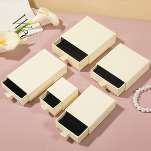 Luxury Custom Printed Portable <b>Foldable</b> Cardboard Gift Storage Sliding Drawer Paper <b>Boxes</b> for Jewelry Packaging - Product Image 2