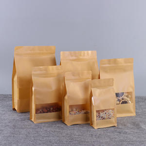 Bolsas de papel personalizadas para pan con ventana, bolsas de papel para llevar para galletas, granos de café, nueces, palomitas de maíz - Product Image 3