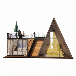 Casas Contenedor Portátiles Prefabricadas de 20 y 40 Pies para Resorts, Oficinas Modulares Turísticas Costeras, Hogares, Salas de Estar, Cabañas Móviles Impermeables para Exteriores - Product Image 5