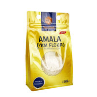 Sachet Doypack à fond plat imprimé sur mesure avec fermeture éclair pour l'emballage de riz, maïs, manioc et farine de blé