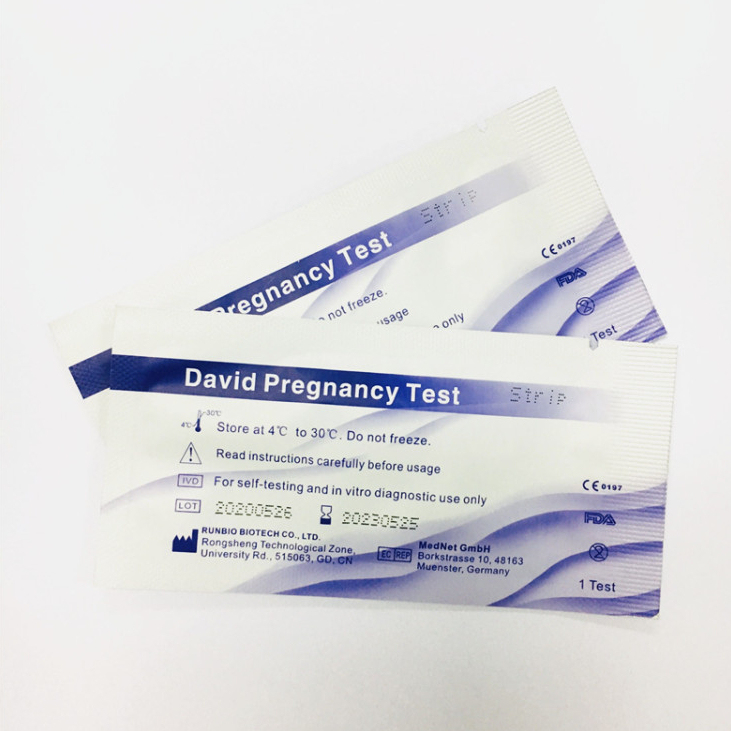 Runbio David HCG набор для тестирования на беременность 10 мин. 15 мин. 20 мин. 25 мин. с 99.8% точностью