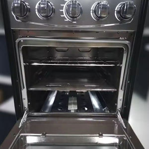 Cuisinière à gaz sur pied, trois brûleurs gaz et un électrique, avec four, taille 50 cm, appareil de cuisson domestique pour l'exportation - Product Image 3
