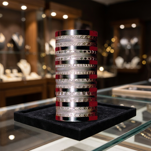 Rouleau professionnel en acier pour la création de bracelets, outil de gaufrage de texture et de laminage de précision pour la fabrication de bijoux | GS657Y-01 - Product Image 3