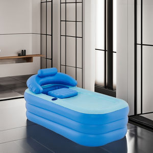 ホームシングルパーソン褒めのバスルームシャワーSPAポータブル自立型バスインフレータブルバスタブ大人用 - Product Image 4