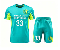 Jersey Sepak Bola Pria Berkualitas Tinggi Harga Terjangkau Seragam Klub Tim Sepak Bola Custom Polos Sablon Transfer Sublimasi 100%