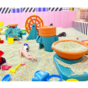 Công viên giải trí bằng gỗ hồ cát lấp đầy hoa sen trẻ em hạt cát gỗ rắn hạt gỗ nhỏ hạt - Product Image 3