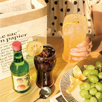 Verre à boire haut et transparent avec tranche de citron, verre highball créatif pour jus, soda, cocktails, boissons froides