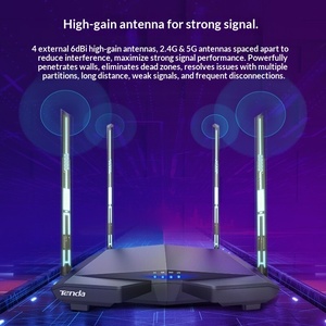 Routeur Wi-Fi Tengda AC6 802.11ac pour usage domestique, pénétration murale, 1200M, haute vitesse, double bande, Gigabit, 5G, puissance améliorée - Product Image 3