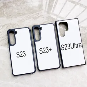 Vendita diretta in fabbrica sublimazione 2D custodia antigoccia a quattro angoli per Samsung S23