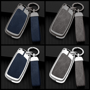 Étui de protection pour clé de voiture en cuir et alliage de zinc pour Peugeot Citroën C1 C2 C3 C4 C5 <span class=keywords><strong>DS3</strong></span> DS4 DS5 DS6, <span class=keywords><strong>logo</strong></span> personnalisé, accessoires auto - Product Image 6
