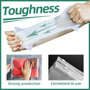 Bolsa de Plástico Transparente con Cierre, Biodegradable y Ecológica, con Impresión Personalizada, para Ropa, Camisetas - Product Image 5