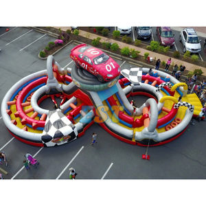 Parcours d'obstacles gonflable <span class=keywords><strong>pour</strong></span> tracteur d'extérieur, équipement de parcours d'obstacles gonflable <span class=keywords><strong>pour</strong></span> tracteur <span class=keywords><strong>pour</strong></span> locations de fêtes - Product Image 1