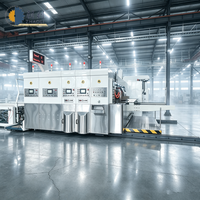 Machine d'impression flexographique entièrement automatique à grande vitesse, découpeuse et rainureuse pour boîtes en carton