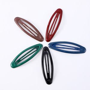 Pince à cheveux ovale 12 cm en métal, pince BB pour usage quotidien, unisexe - Product Image 4