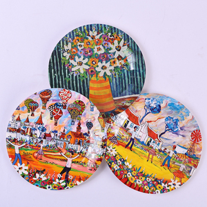 Hot Sale Disposable Dinnerware Set Birthday Party Wedding Supplies Decorative Paper Plate and Bowl for Events