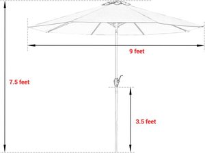 Vente en gros <span class=keywords><strong>de</strong></span> grand patio <span class=keywords><strong>de</strong></span> 9 pieds Parasols à baldaquin pour le <span class=keywords><strong>marché</strong></span> commercial <span class=keywords><strong>Parasol</strong></span> <span class=keywords><strong>de</strong></span> plage moderne pour l'extérieur - Product Image 6